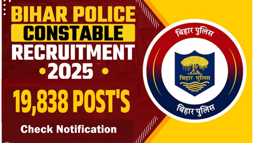 Bihar Police Constable Vacancy 2025