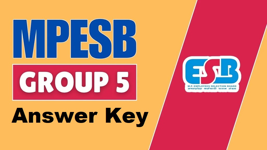 MPESB Paramedical Post Group 5 Answer Key 2025 OUT