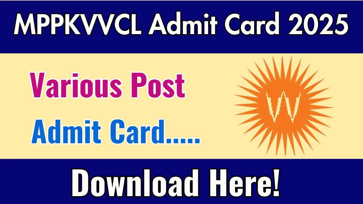 MPPKVVCL Admit Card 2025